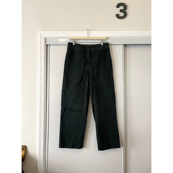 Ali Golden Cotton Fly Pants in Dark Forest Green - Large - Picture 2 of 5